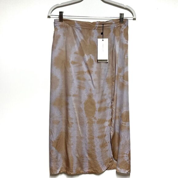 JOHN ELLIOTT Soapstone X Haze Tie Dye Slip Skirt 100% Modal Sz XS Host Pick - Picture 5 of 7